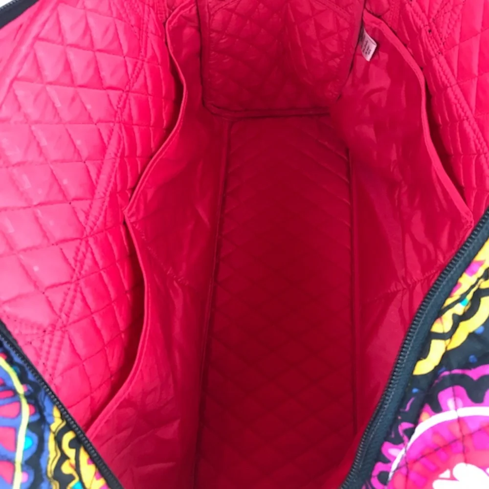 Vera Bradley Twilight Paisley Baby Bag Pink Black